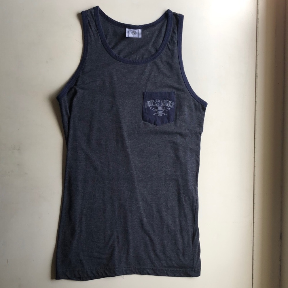BLUE TANK TOP